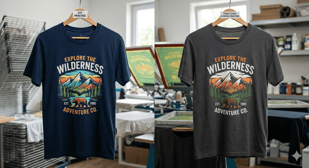 DTF vs Screen Printing